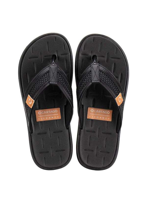 Cartago - Chinelo Masculino Malta V Cartago 12229 - Preto 1