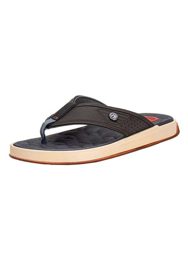 Cartago - Chinelo Masculino Nápoles Iv Cartago - 12339 - Café/Bege 2
