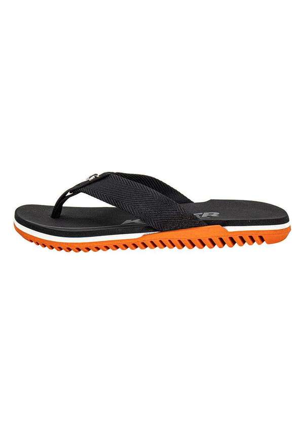 Kenner - Chinelo Masculino Nk6 Kenner Ewu Preto/Laranja 2