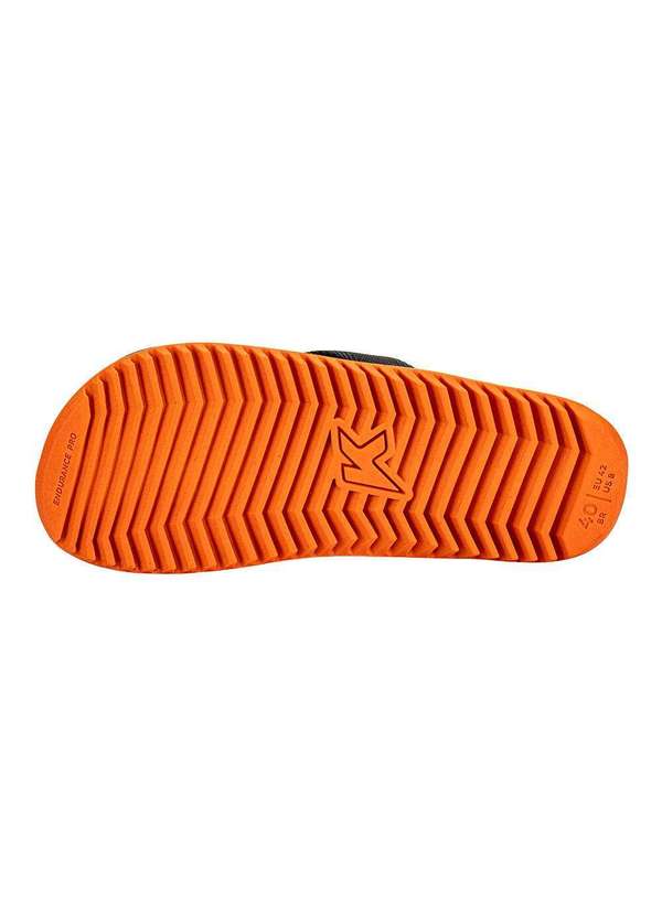 Kenner - Chinelo Masculino Nk6 Kenner Ewu Preto/Laranja 5