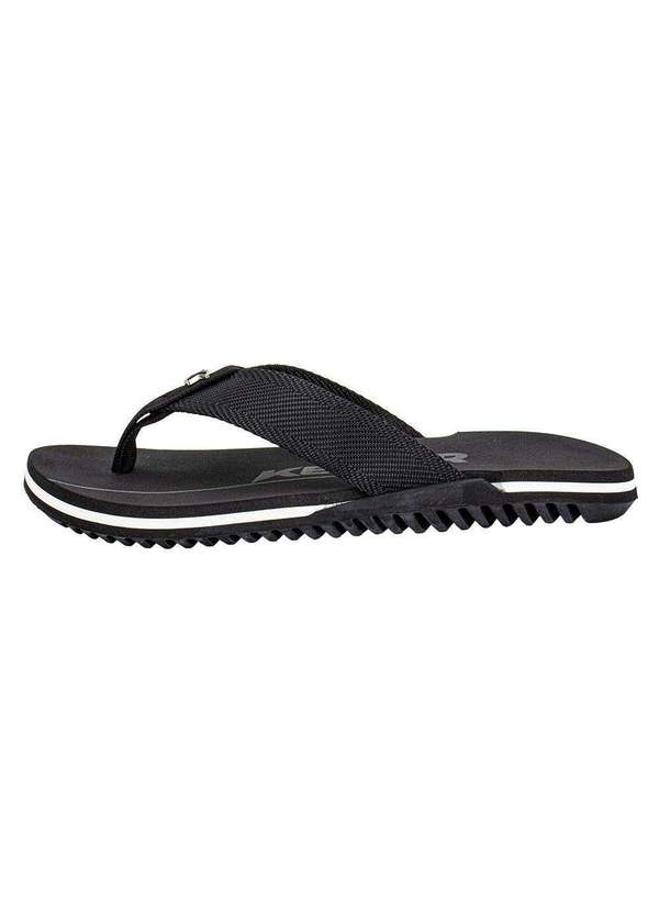 Kenner - Chinelo Masculino Nk6 Kenner Ewu Preto/Branco 3