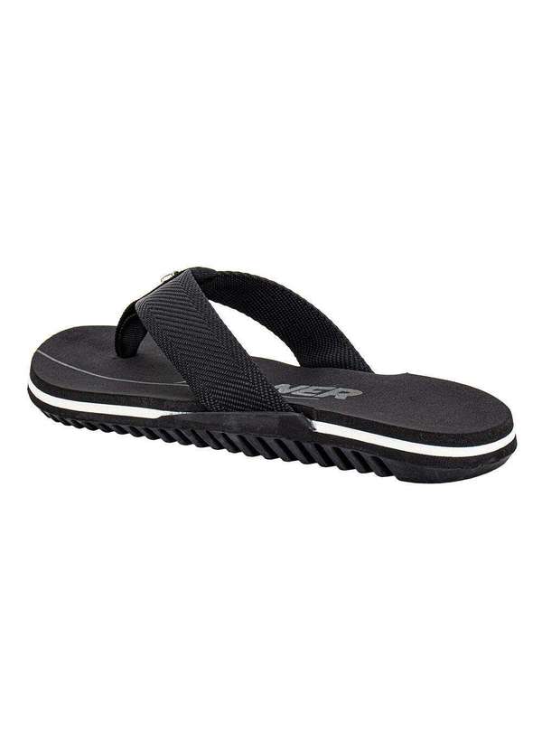 Kenner - Chinelo Masculino Nk6 Kenner Ewu Preto/Branco 4