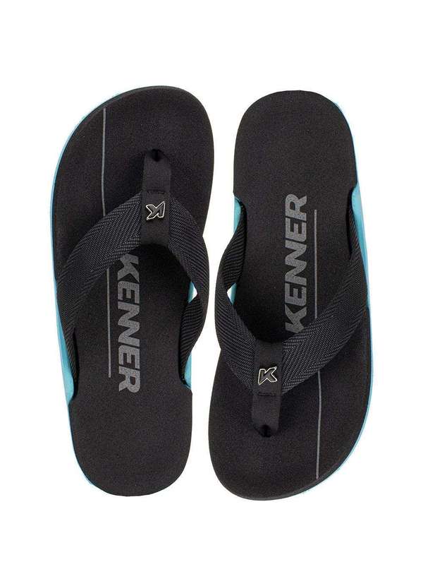 Kenner - Chinelo Masculino Nk6 Pro Kenner Ejz Preto/Azul