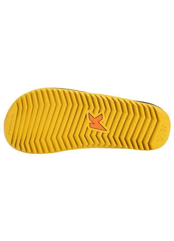 Kenner - Chinelo Masculino Nk6 Pro Kenner Ejz Preto/Amarelo 5