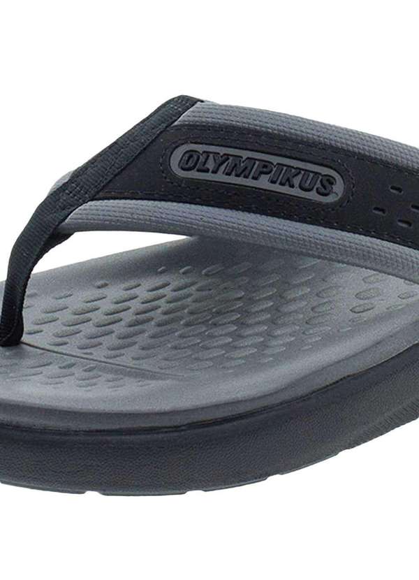 Olympikus - Chinelo Masculino Olympikus - 921 Preto/Cinza 5