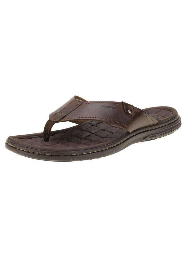 Pegada - Chinelo Masculino Pegada - 131281 - Castanho