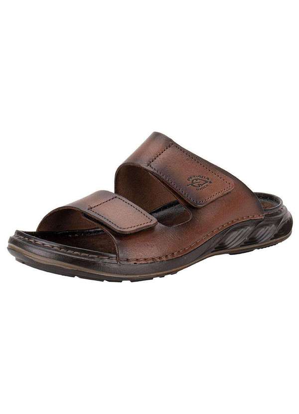 Pegada - Chinelo Masculino Pegada 134101 - Caramelo