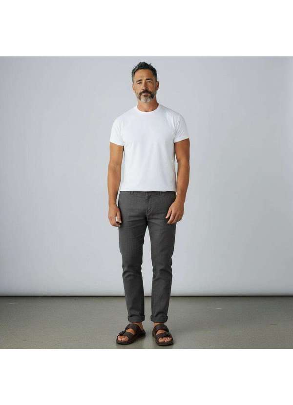 Pegada - Chinelo Masculino Pegada 134106 Café 01 2