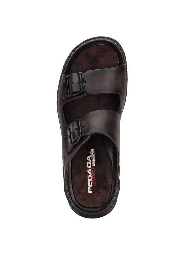 Pegada - Chinelo Masculino Pegada 134106 Café 01 5