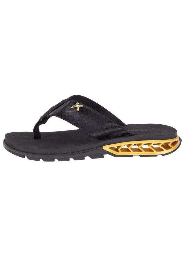 Kenner - Chinelo Masculino Rakka Kenner - Dbu - Preto/Amarelo 3