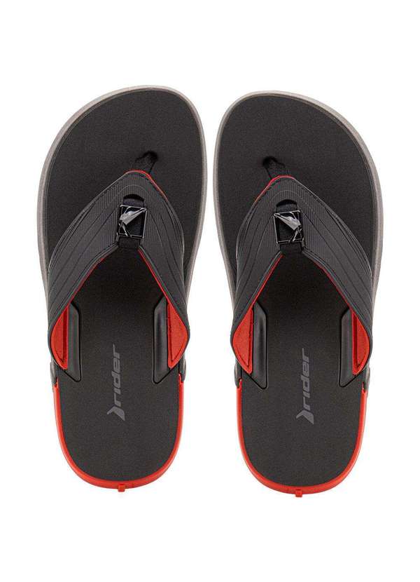 Rider - Chinelo Masculino Rbold Rider 1226 - Preto/Vermelho