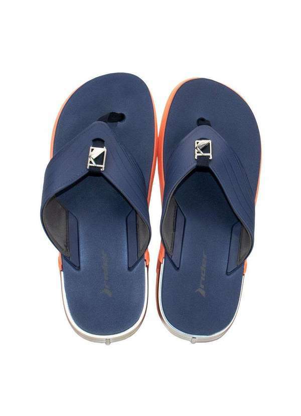 Rider - Chinelo Masculino Rbold Rider 1226 Azul/Laranja 1