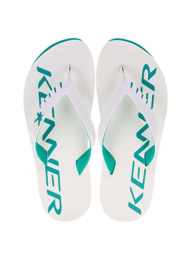 Kenner - Chinelo Masculino Red Kenner - Hok - Branco/Verde