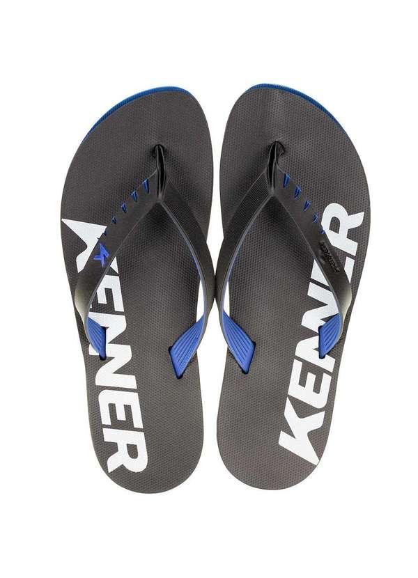 Kenner - Chinelo Masculino Red Kenner - Hok - Preto/Azul 01