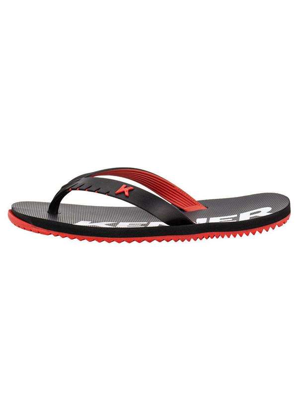 Kenner - Chinelo Masculino Red Kenner - Hok - Preto/Vermelho 3