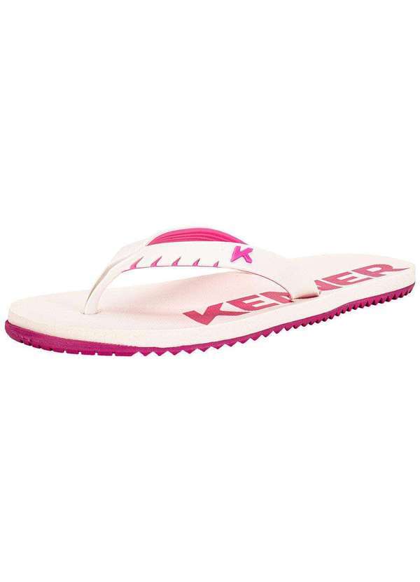 Kenner - Chinelo Masculino Red Kenner - Hok Branco/Rosa 2