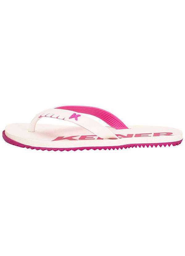Kenner - Chinelo Masculino Red Kenner - Hok Branco/Rosa 3