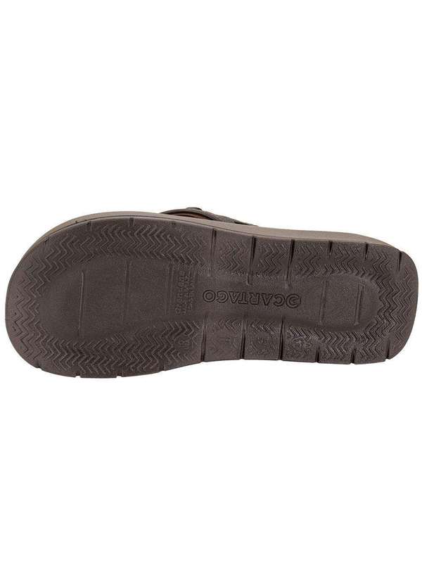 Cartago - Chinelo Masculino Santorini Viii Cartago 12536 Café 5