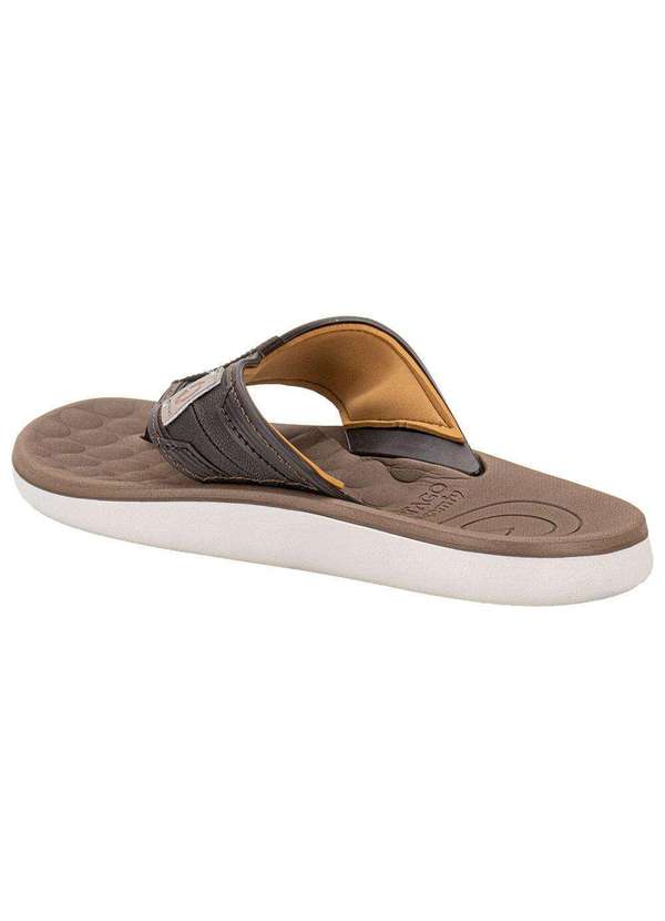 Cartago - Chinelo Masculino Sintra Cartago 12482 - Café 4