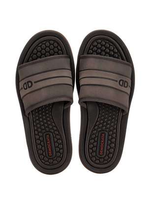 Chinelo Masculino Slide Denim Groove Democrata 289102 - DEMOCRATA
