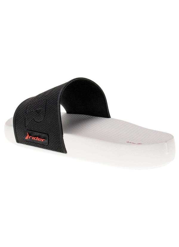 Rider - Chinelo Masculino Slide Grid Rider 12321 - Branco/Preto 4