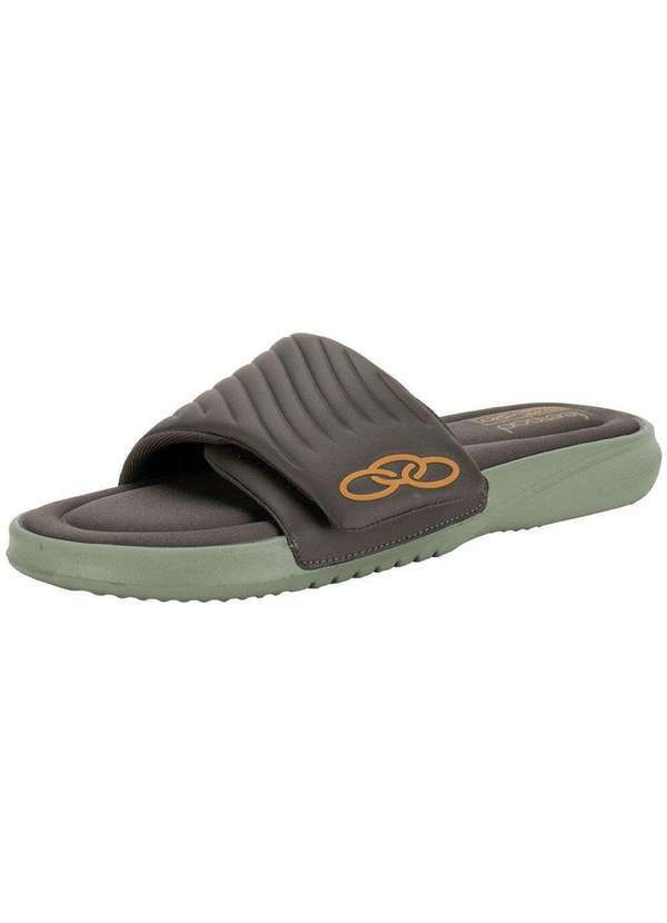 Olympikus - Chinelo Masculino Slide Melbourne 2 Olympikus 54107376 - Oliva