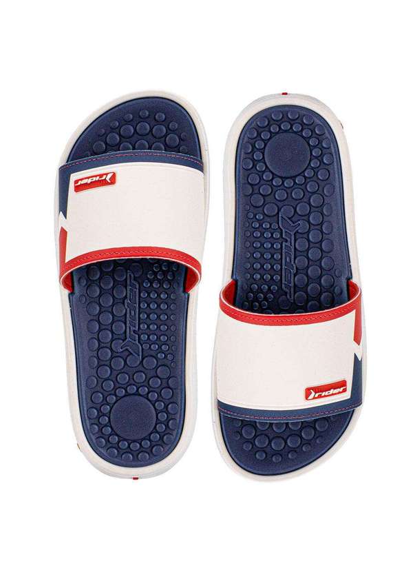 Rider - Chinelo Masculino Slide Pump Ii Rider 12424 - Branco/Azul 1