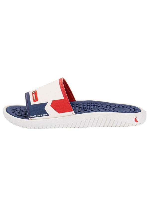 Rider - Chinelo Masculino Slide Pump Ii Rider 12424 - Branco/Azul 3