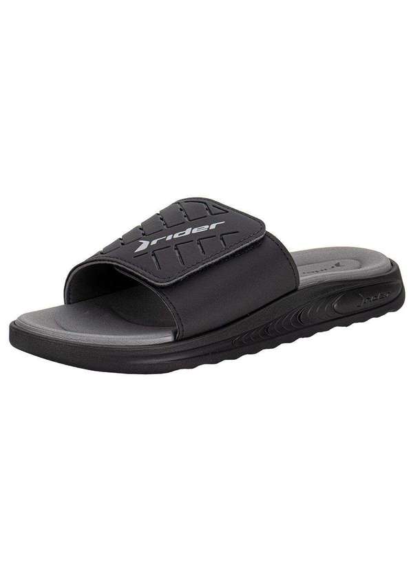 Rider - Chinelo Masculino Slide R Soft Plus Rider 12529 - Preto/Cinza 2
