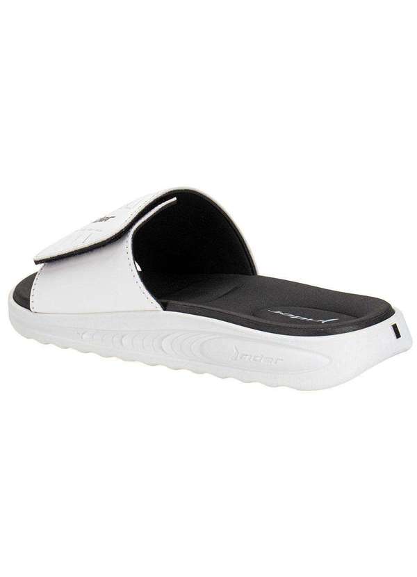 Rider - Chinelo Masculino Slide R Soft Plus Rider 12529 Branco/Preto 4