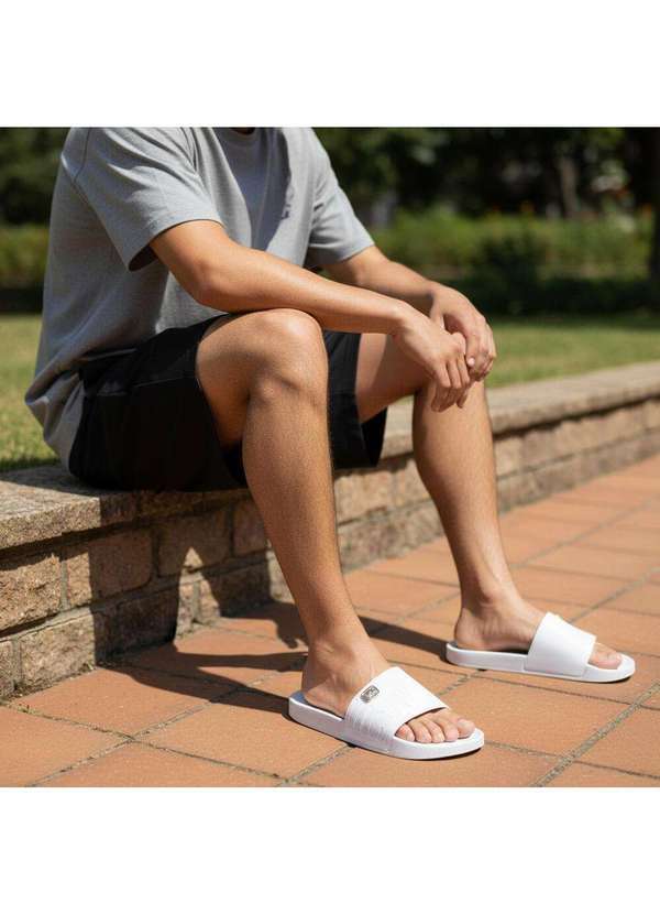 Rider - Chinelo Masculino Slide  R10 Rider 12562 Branco 2