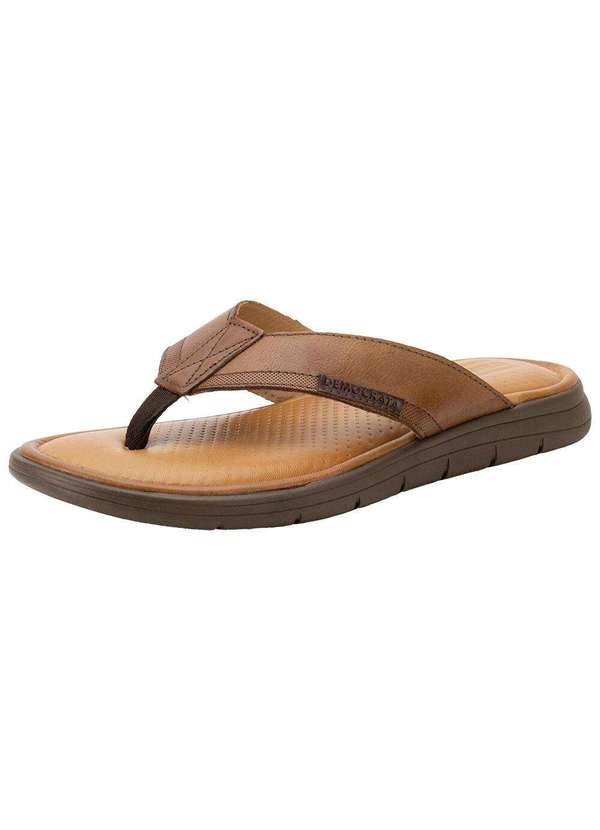 Democrata - Chinelo Masculino Soul Democrata 015133 - Caramelo