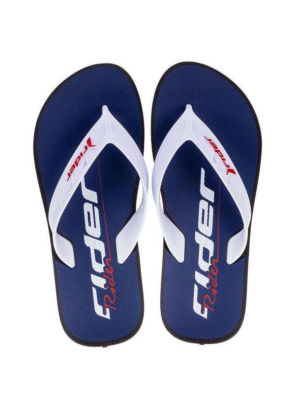 Rider - Chinelo Masculino Street City Rider - 12107 - Azul/Branco