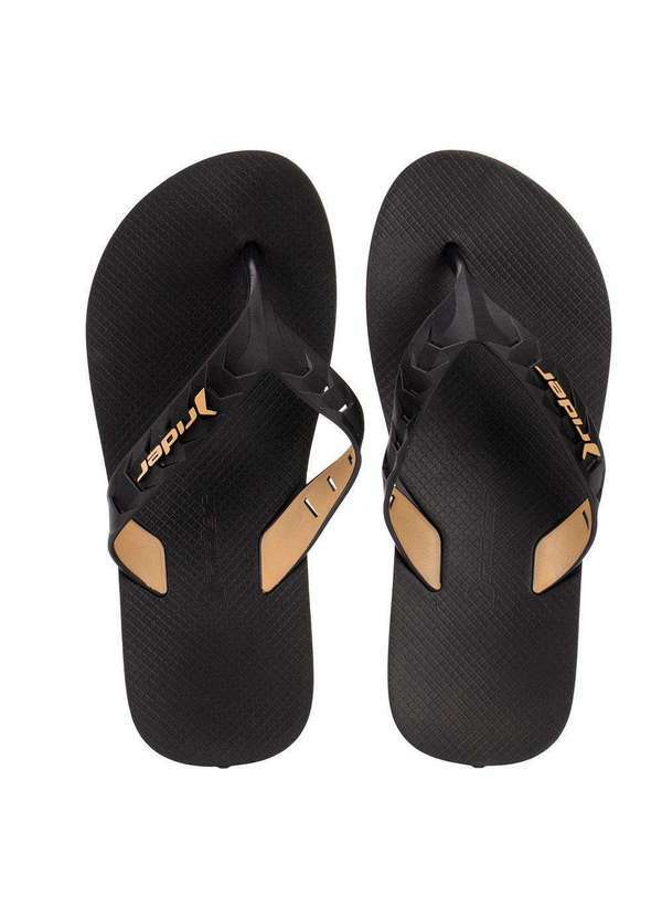 Rider - Chinelo Masculino Street Duo Rider - 12430 - Preto/Bege