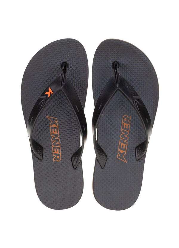 Kenner - Chinelo Masculino Summer Kenner -Dgx - Preto/Laranja