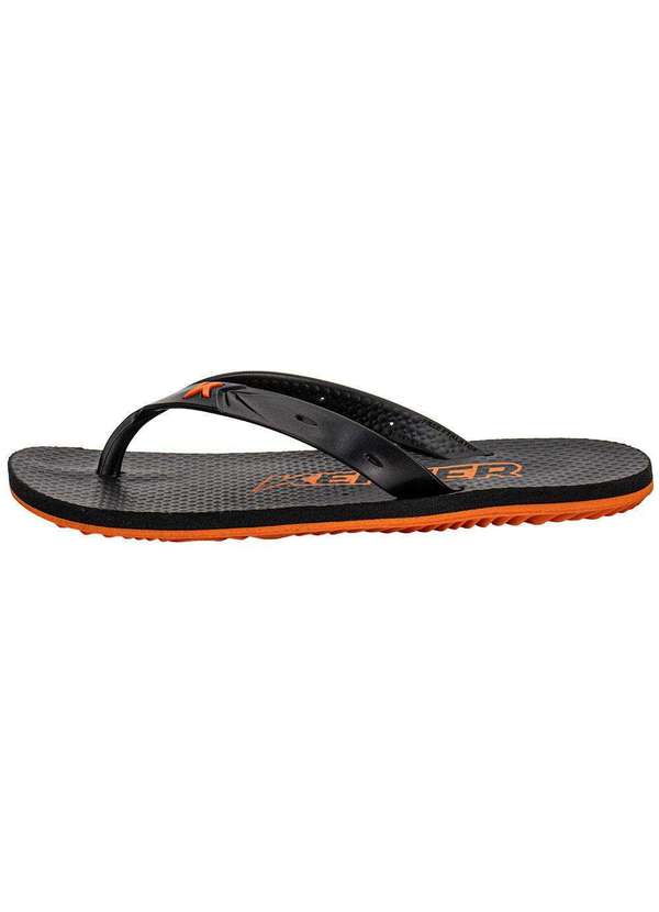 Kenner - Chinelo Masculino Summer Kenner Dgx Preto/Laranja 3
