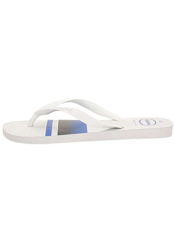 Havaianas - Chinelo Masculino Top Basic Havaianas Cl26 Branco/Azul