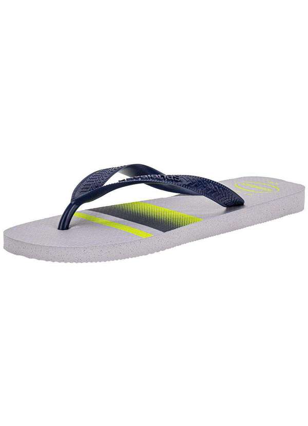 Havaianas - Chinelo Masculino Top Basic Havaianas Cl26 Cinza/Azul 2