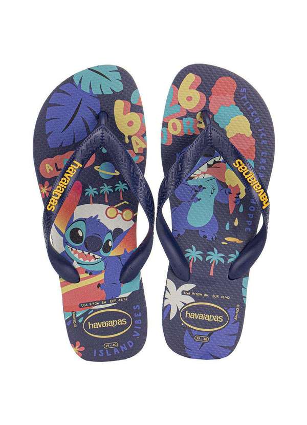 Havaianas - Chinelo Masculino Top Disney Clássicos Stitch Havaianas 4148941 Marinho 1