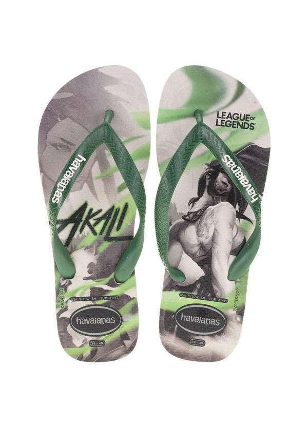Havaianas - Chinelo Masculino Top Lo Legends Havaianas - 4148151 - Bege/Verde
