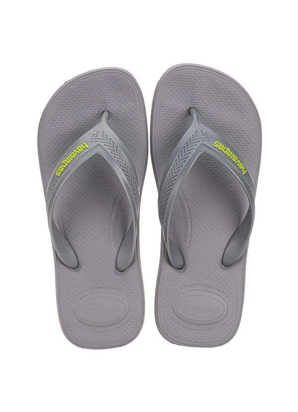 Havaianas - Chinelo Masculino Top Max Comfort Havaianas Cl25 Cinza/Verde