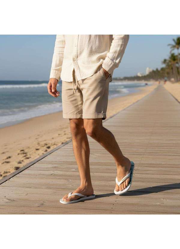 Havaianas - Chinelo Masculino Top Surfer I Havaianas 4149971 Branco/Verde 2