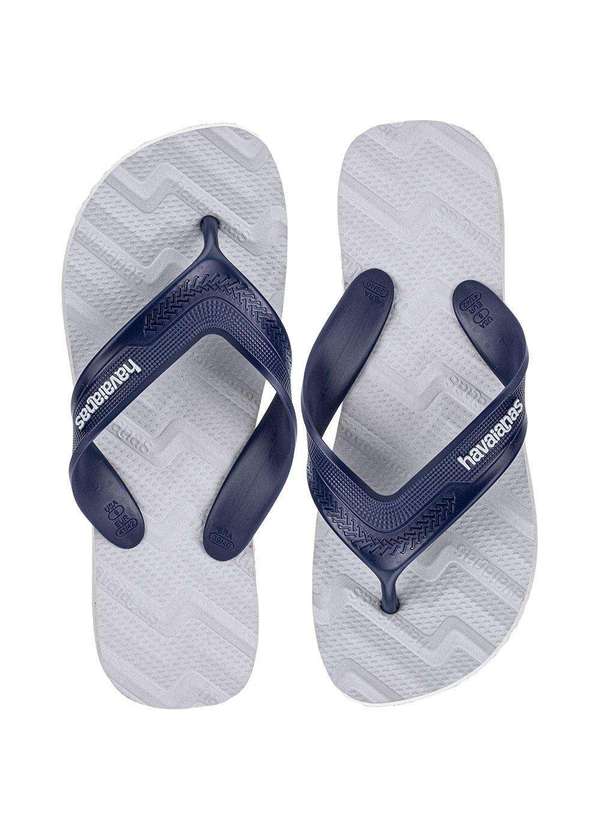 Havaianas - Chinelo Masculino Track Waves Havaianas 4149734 Cinza/Azul