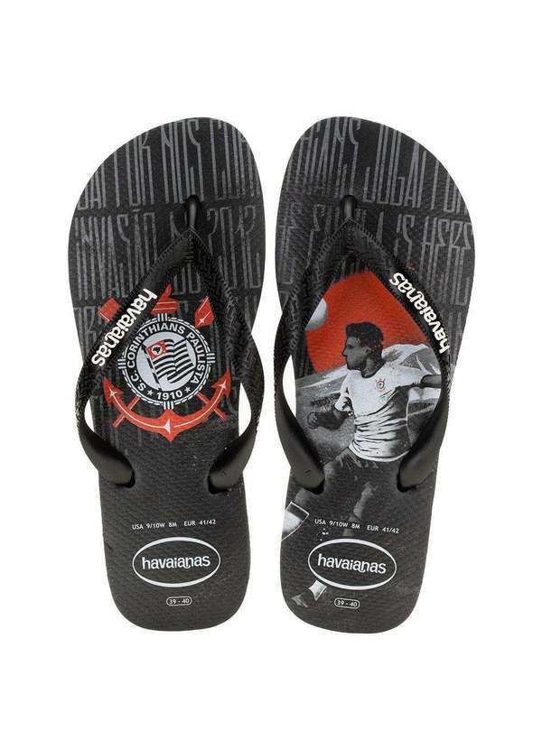 Havaianas - Chinelo Top Times Corinthians Havaianas - 4148305 - Preto