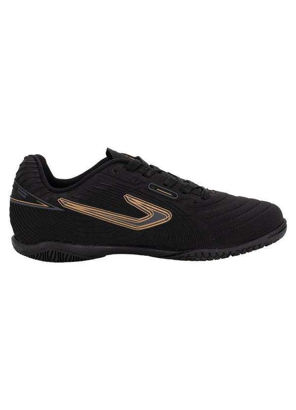Topper - Chuteira Futsal Drible Vi Topper Tp0454 - Preto/Dourado 4