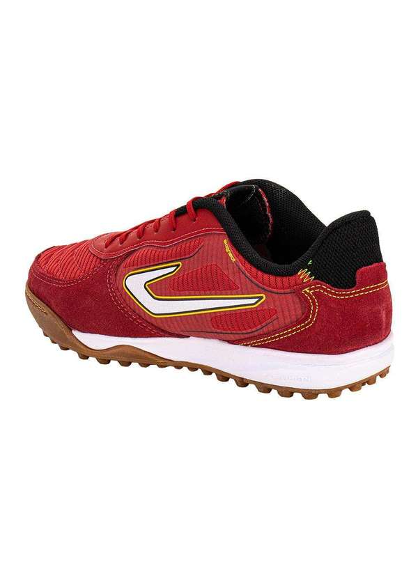 Topper - Chuteira Futsal Letra Iv Topper Tp0498 - Vermelho 3