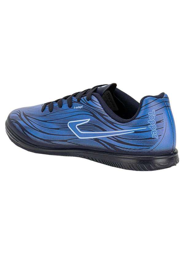 Topper - Chuteira Futsal Slick V Topper Tp0492 - Azul 3