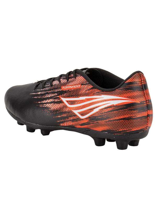 Penalty - Chuteira Masculina Campo Tornado Penalty 214286 - Preto/Vermelho 3