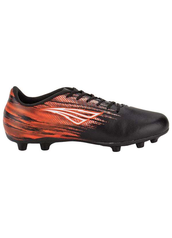 Penalty - Chuteira Masculina Campo Tornado Penalty 214286 - Preto/Vermelho 5