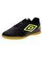 Umbro - Chuteira Masculina Futsal Indoor Class Umbro - U01fb005013 - Preto/Verde - variação: - Preto/Verde